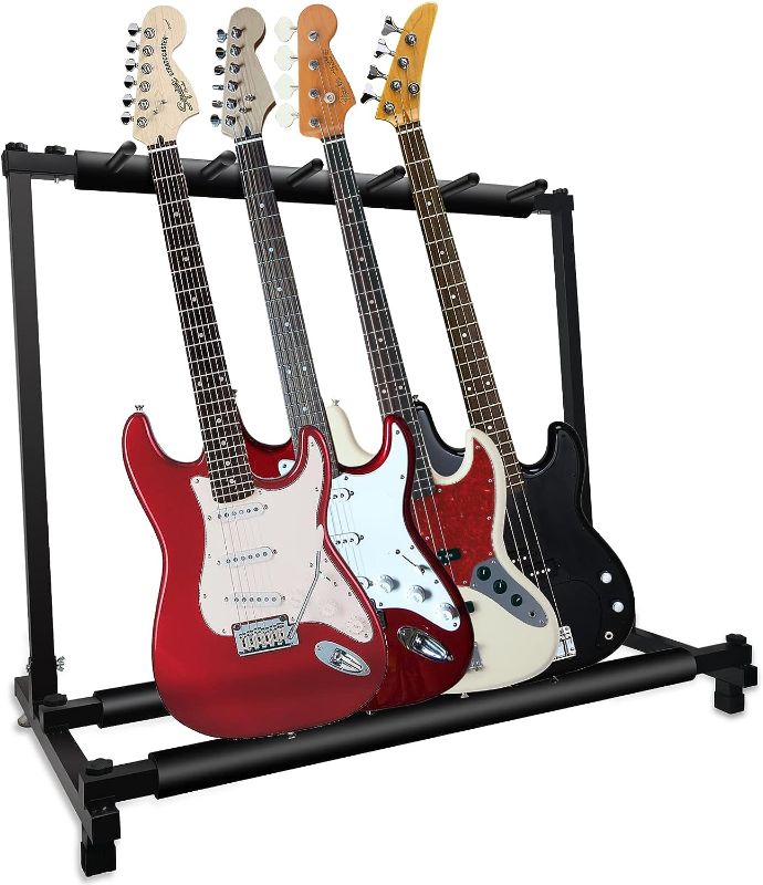 Photo 1 of  Guitar Stand, 5 Guitar Stand Rack (MISSING HARDWARE)