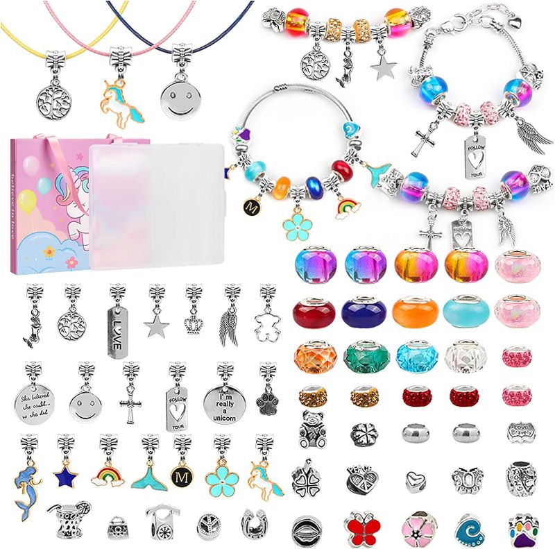 Photo 1 of mearens 66 Pieces Charm Bracelet Making Kit
