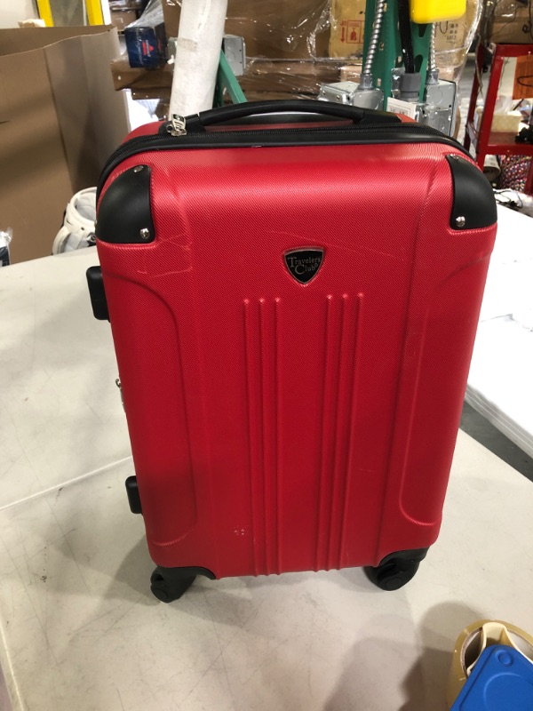 Photo 2 of Travelers Club Chicago Hardside Expandable Spinner Luggage,