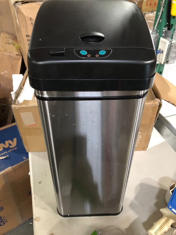 Photo 2 of iTouchless 13 Gallon Pet-Proof Sensor Trash Can