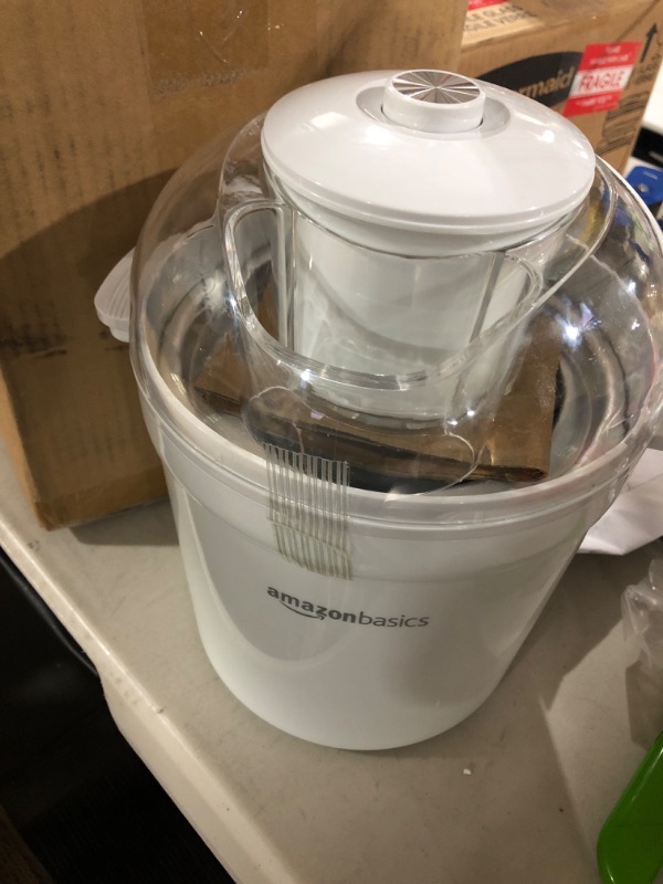 Photo 1 of  1.5-Quart Frozen Yogurt, Ice Cream and Sorbet Maker- White