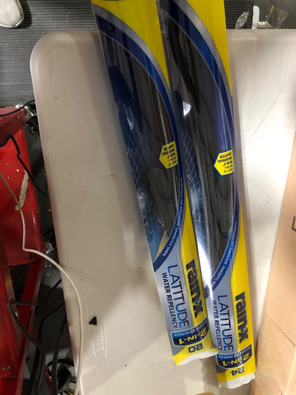 Photo 2 of 2-In-1 Water Repellent Wiper Blades, 24" and 20" Windshield Wipers (Pack Of 2)