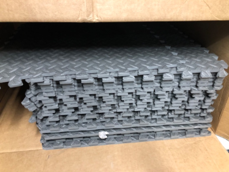 Photo 3 of Yes4All Exercise Mat with EVA Foam Interlocking Tiles for Home Gym Protecting Floor - Cover 24