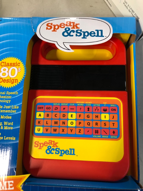 Photo 2 of Basic Fun Speak & Spell Electronic Game