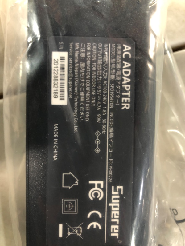 Photo 1 of 19.5V Power Cord TV Charger Fit for Sony KDL-32W700B KDL-50W700B KDL-50W800C KDL-48W650D KDL-48W600B KDL-50W800B KDL-48R470B KDL-50W650A KDL-50W790B Smart LED LCD HD TV Replacement Adapter Supply