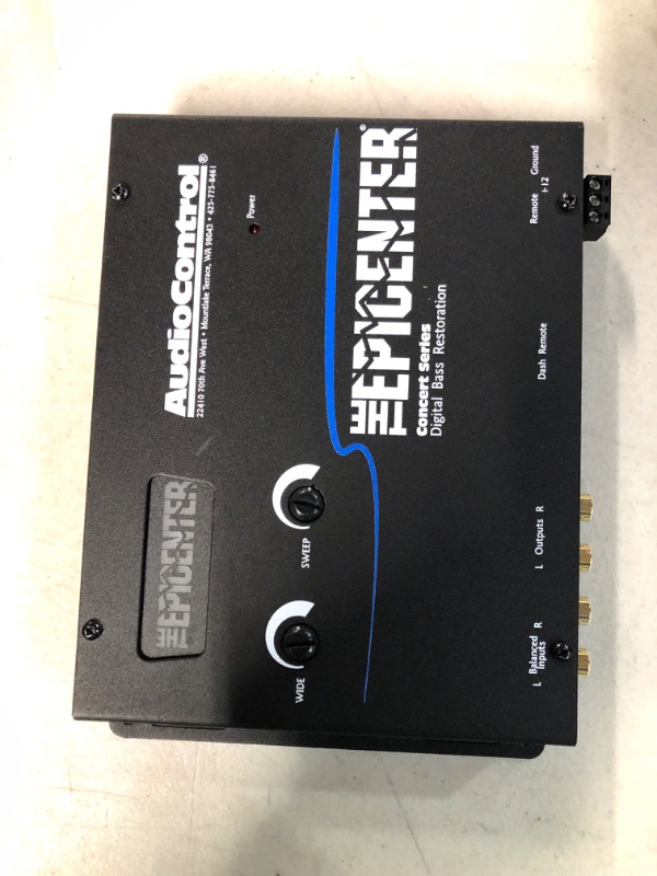 Photo 3 of AUDIOCONTROL Bass processor - black - Concert Series