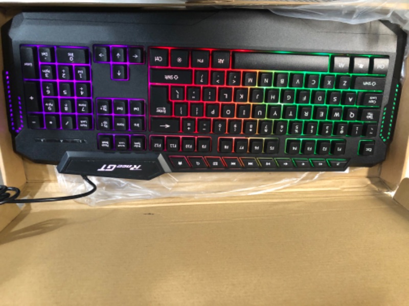 Photo 2 of RaceGT Gaming Keyboard,114 Keys Full Size Wired LED Backlit 