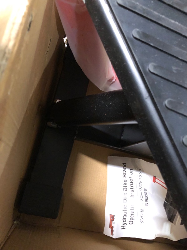 Photo 1 of Motorcycle Jack Dirt Bike Stand Lift - Adjustable Hydraulic Lift 