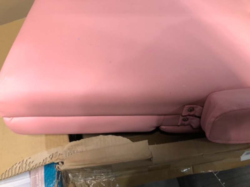Photo 1 of AmazonCommercial Portable Folding Massage Table with Carrying Case - Pink