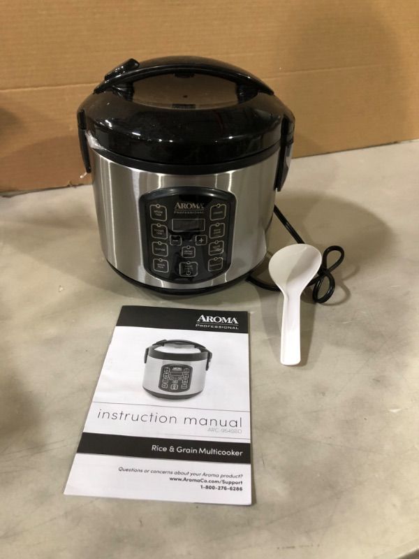 Photo 2 of Aroma Housewares Rice Cooker, 4-Cup Uncooked 2.5 Quart, Professional Version