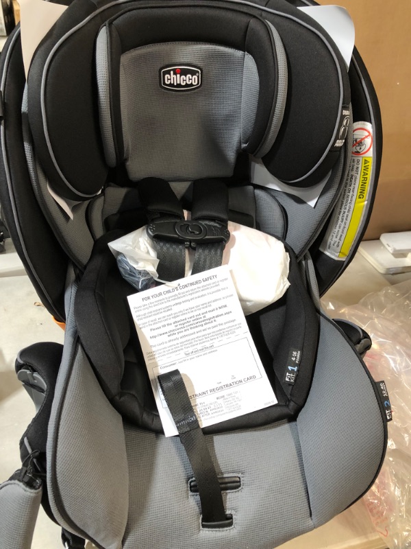 Photo 2 of *USED* Chicco Fit4 4-In-1 Convertible Car Seat - Onyx | Black/Grey