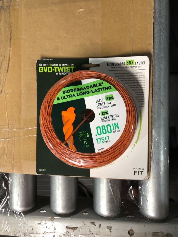 Photo 2 of ** 3 PACK ** Universal Fit 0.080 in. x 175 ft. Evo-Twist Trimmer Line for Gas, Corded and Cordless String Grass Trimmer/Lawn Edger