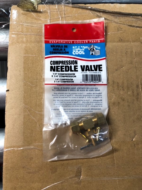 Photo 2 of * 10 PACK * Dial 94045 Straight Compression Needle/In-Line Water Shut-Off Valve