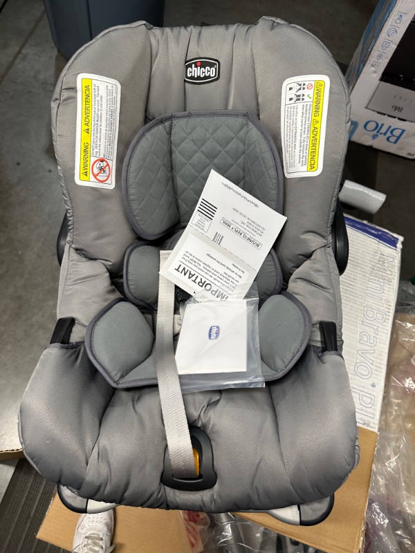 Photo 8 of Chicco Mini Bravo Plus Travel System - Slate | Grey Mini Bravo Plus Slate