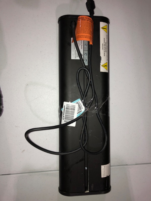 Photo 3 of **SEE NOTES**
Uthfy 150R Patio Heater, with Electric Infrared Technology and Carbon Fiber Tube, Wall Mounted, Remote Control and Overheating Protection for Outdoor/Indoor