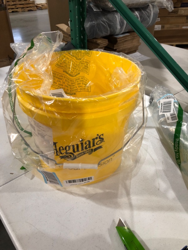 Photo 2 of Meguiar's Yellow Bucket - Car Wash Bucket for Water and Suds - 3.5 gal