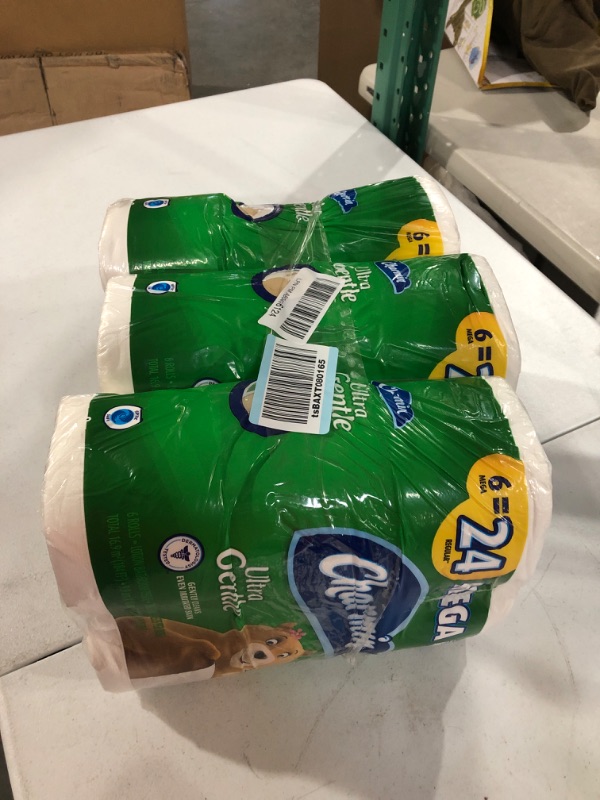 Photo 2 of Charmin Ultra Gentle Toilet Paper, 18 Mega Rolls = 72 Regular Rolls