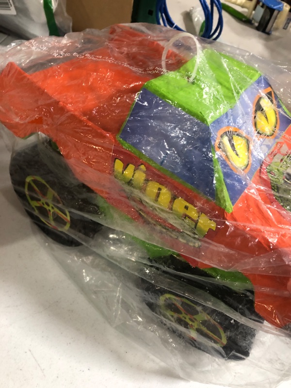 Photo 4 of Aztec Imports Pinatas Viper Monster Truck, Orange and Green