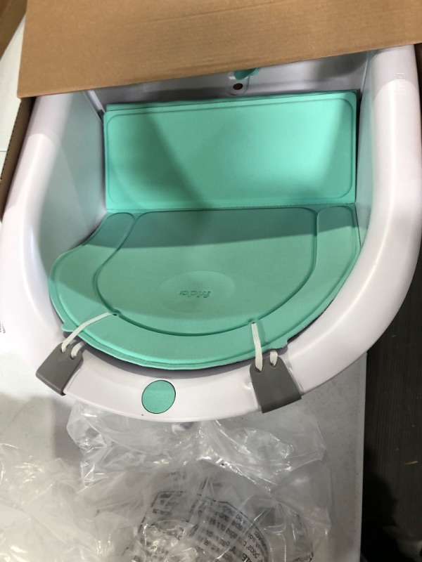 Photo 2 of 4-in-1 Grow-with-Me Bath Tub by Frida Baby Transforms Infant Bathtub to Toddler Bath Seat with Backrest for Assisted Sitting in Tub