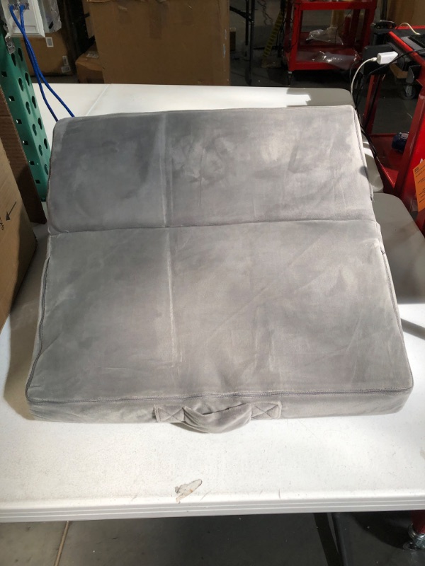 Photo 1 of Bed Wedge Pillow - Adjustable 9&12 Inch Folding Memory Foam Incline Cushion System  Grey
