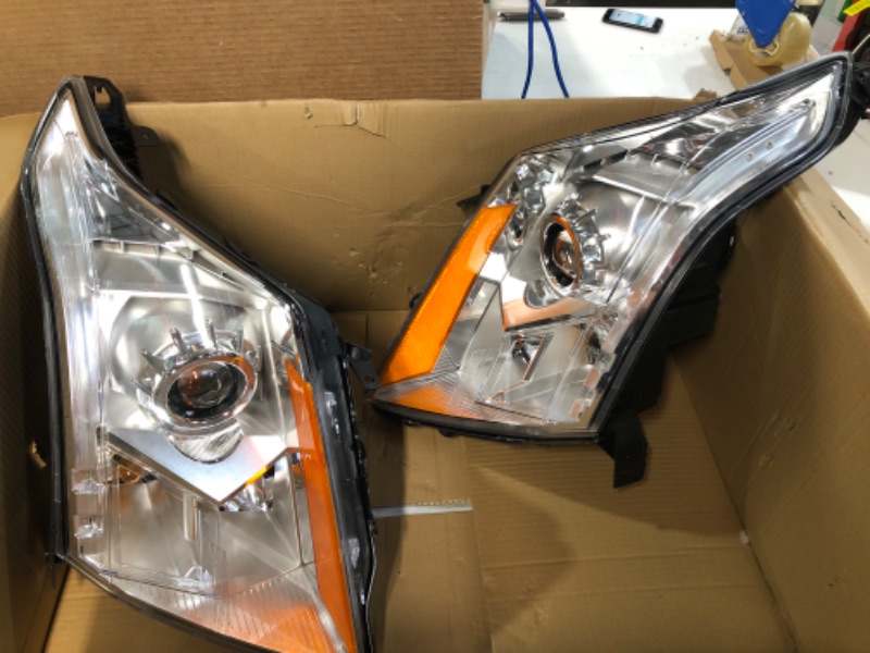 Photo 2 of DWVO Headlights Assembly Compatible with 2010- 2016 Cadillac SRX OE (Driver&Passenger Side)