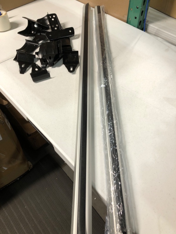 Photo 2 of **MISSING PARTS**
AUXMART 48" Roof Rack (Without Roof Side Rail) Universal Cross Bars Adjustable Aluminum Cargo Carrier Rooftop 1 Pair, 150LBS /68KG Capacity