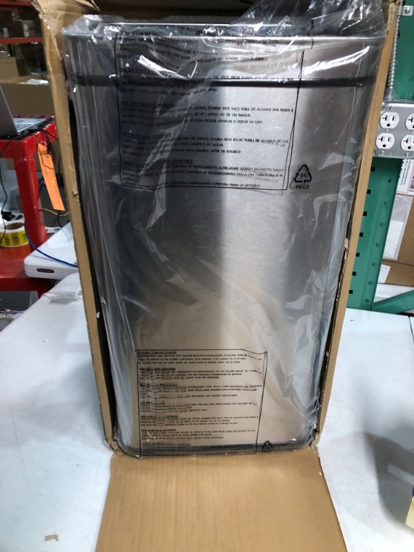 Photo 3 of **SEE NOTES**
iTouchless 13 Gallon Pet-Proof Sensor Trash Can- Stainless Steel