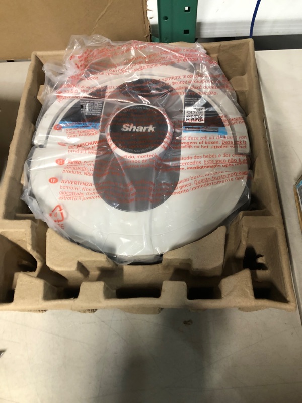 Photo 2 of ***see notes*** Shark AV2511AE AI Ultra Robot Vacuum, with Matrix Clean, Home Mapping, 60-Day Capacity Bagless Self Empty Base, Perfect for Pet Hair, Wifi, Compatible with Alexa, Black/Silver 60-Day Capacity + 2nd Generation
