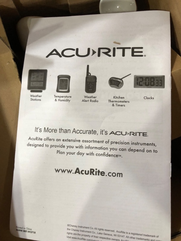 Photo 3 of AcuRite Notos 3N1TXC (3-in-1) Wireless Weather Sensor with Wind Speed, Temperature and Humidity