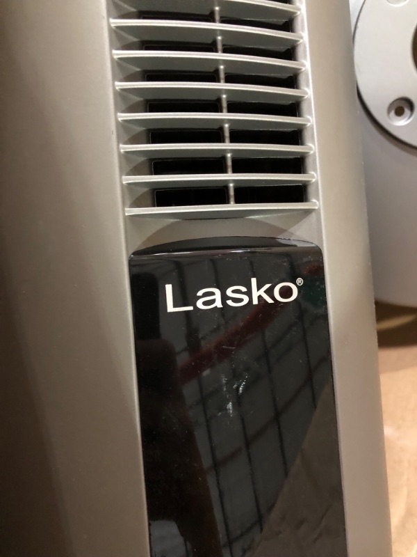 Photo 3 of ***USED** Lasko Portable Electric Oscillating Stand Up Tower Fan, 48", Gray T48314
