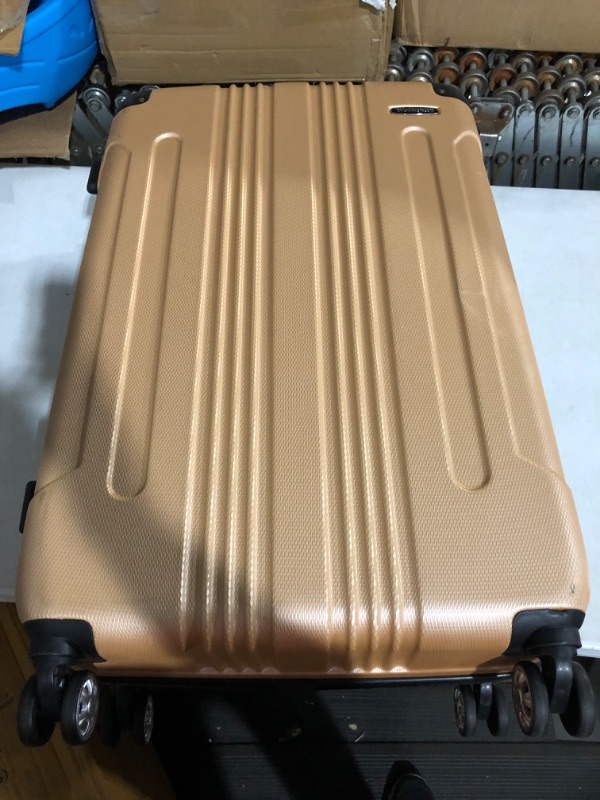 Photo 1 of **See Notes**
Rockland London Hardside Spinner Wheel Luggage, Champagne, 3-Piece Set