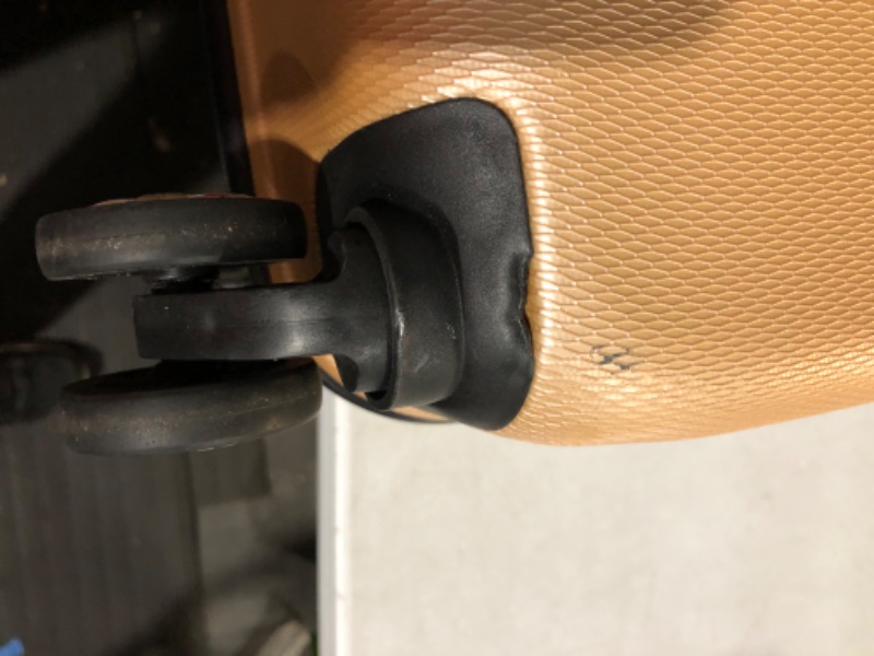 Photo 1 of **See Notes**
Rockland London Hardside Spinner Wheel Luggage, Champagne, 3-Piece Set