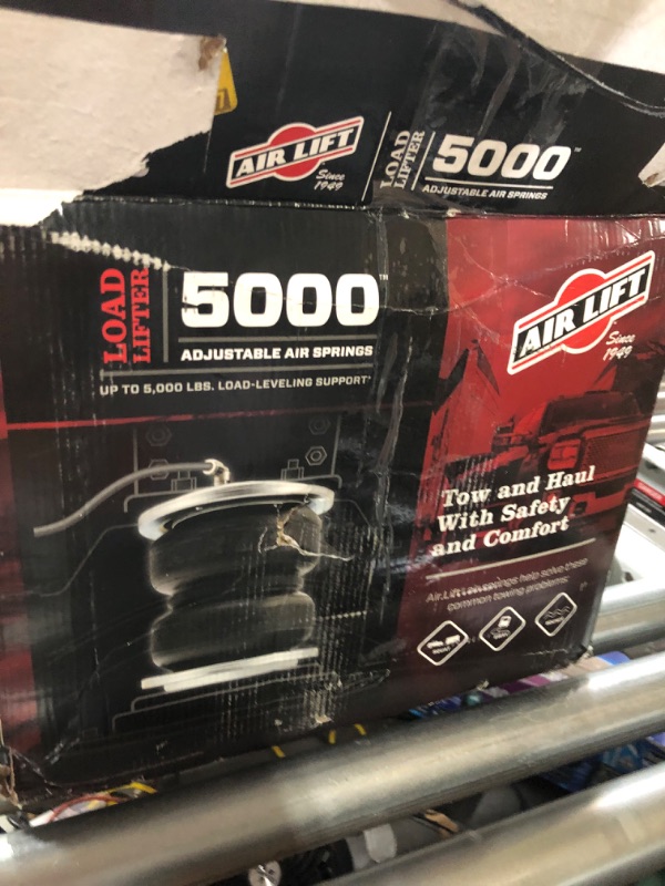 Photo 1 of Air Lift 57338 LoadLifter 5000 Air Suspension Kit Nylon Air Line Up to 5,000 lbs Standard Air Spring LoadLifter