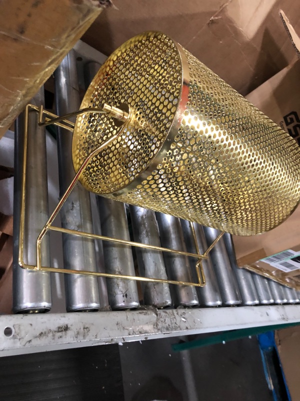 Photo 2 of GSE Raffle Drum, Professional Brass Raffle Ticket Spinning Cage with Large Capacity Holds 2500 Tickets, Raffle Balls (Available in Small, Medium, Large & X-Large (Small) Small - Holds 2,500 Tickets