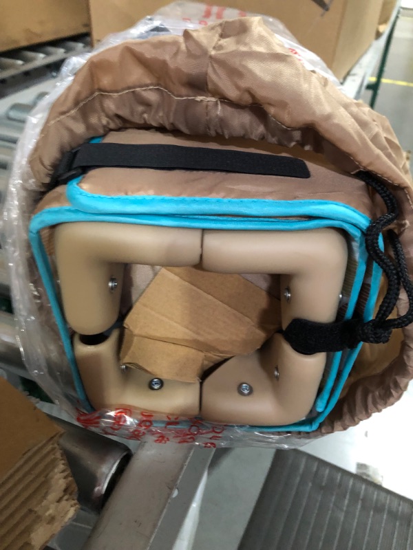 Photo 1 of Dream On Me Zodiak Portable Playard in Coffee and Blue