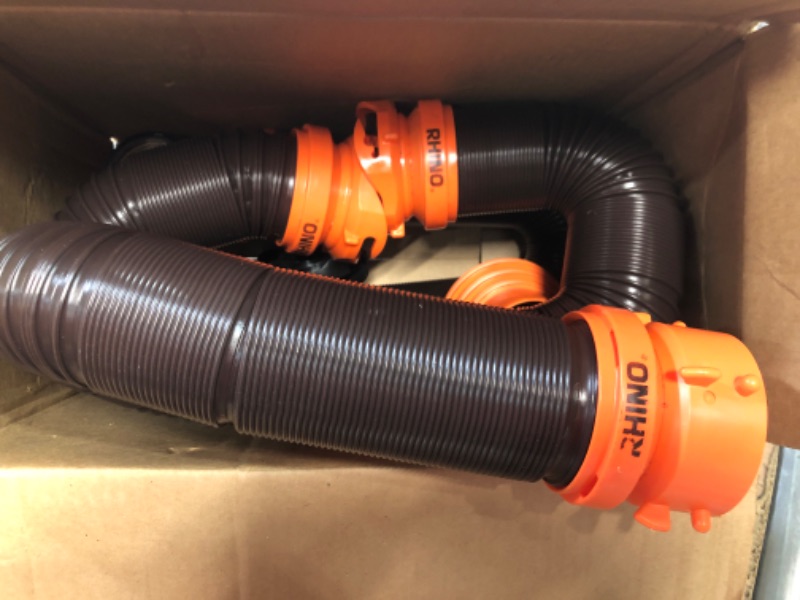 Photo 2 of Camco 20' (39742) RhinoFLEX 20-Foot RV Sewer Hose Kit, 