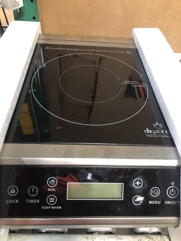 Photo 2 of **NON-FUNCTIONAL, ERROR CODE E0** Duxtop Professional Portable Induction Cooktop