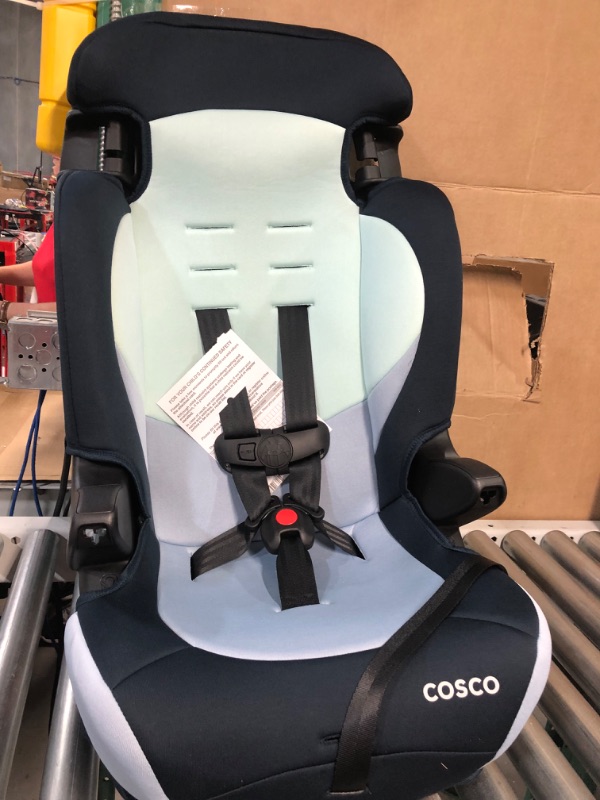 Photo 4 of Cosco Finale DX 2-in-1 Booster Car Seat, Forward Facing 40-100 lbs, Rainbow