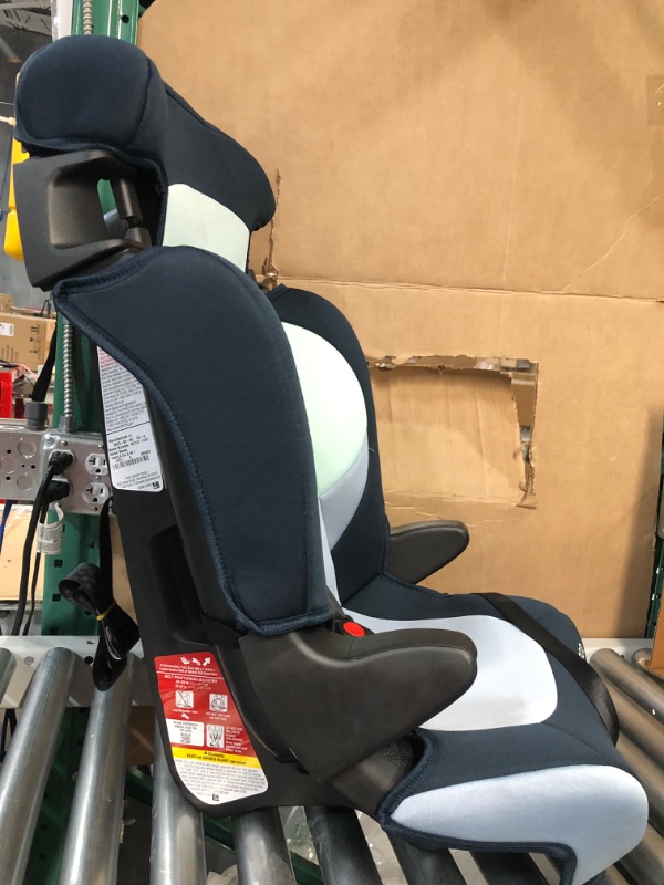 Photo 3 of Cosco Finale DX 2-in-1 Booster Car Seat, Forward Facing 40-100 lbs, Rainbow