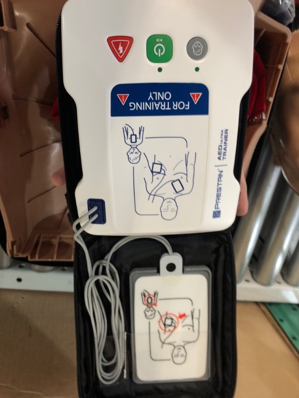 Photo 3 of PRESTAN Ultralite CPR Manikin Bundle (1 Adult, 1 Infant), Dark Tone with AED UltraTrainer (Single) & MCR Accessories