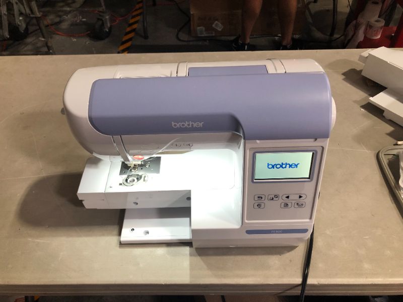 Photo 9 of ***MISSING PARTS - SEE NOTES***
Brother PE800 Embroidery Machine, 138 Built-in Designs, 5" x 7" 