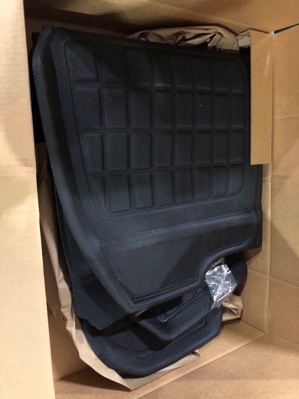 Photo 2 of TAPTES for Tesla Model 3 Trunk Mat 2023 2022 2021 Accessories, Tesla Model 3 All Weather Cargo Liner