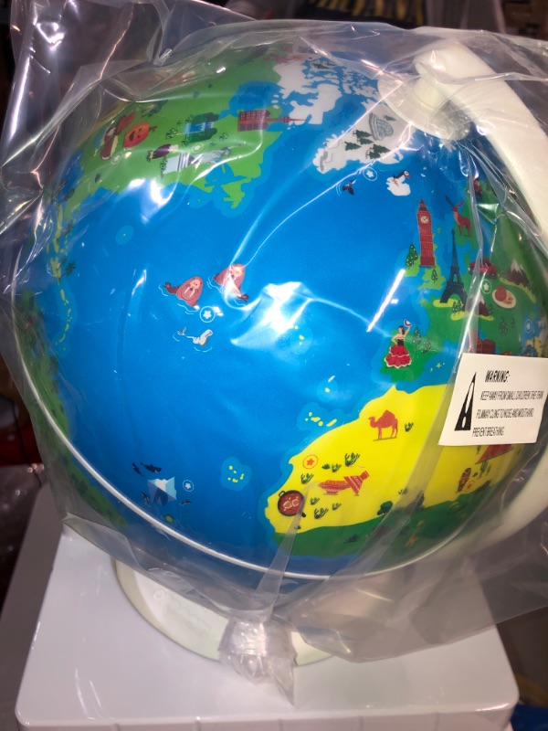 Photo 3 of  Earth and World of Dinosaurs (app Based) Set of 2 Interactive AR Globes 