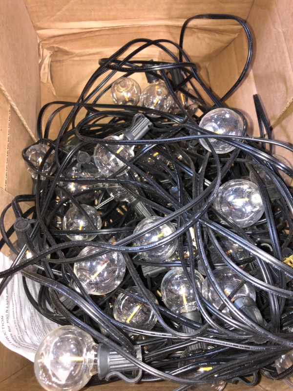 Photo 2 of 200FT (2x100FT) Globe Outdoor Lights String