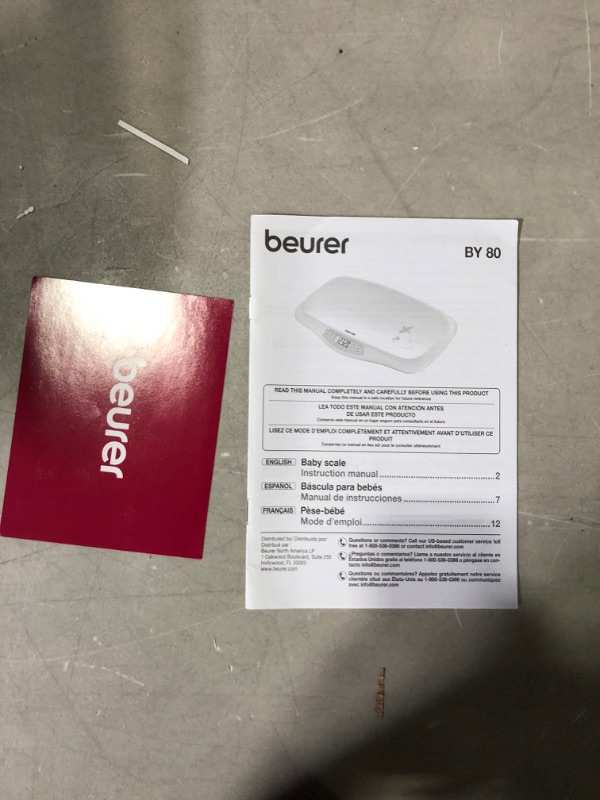 Photo 3 of [USED] Beurer Baby Scale, BY80 | Pet Scale, Digital