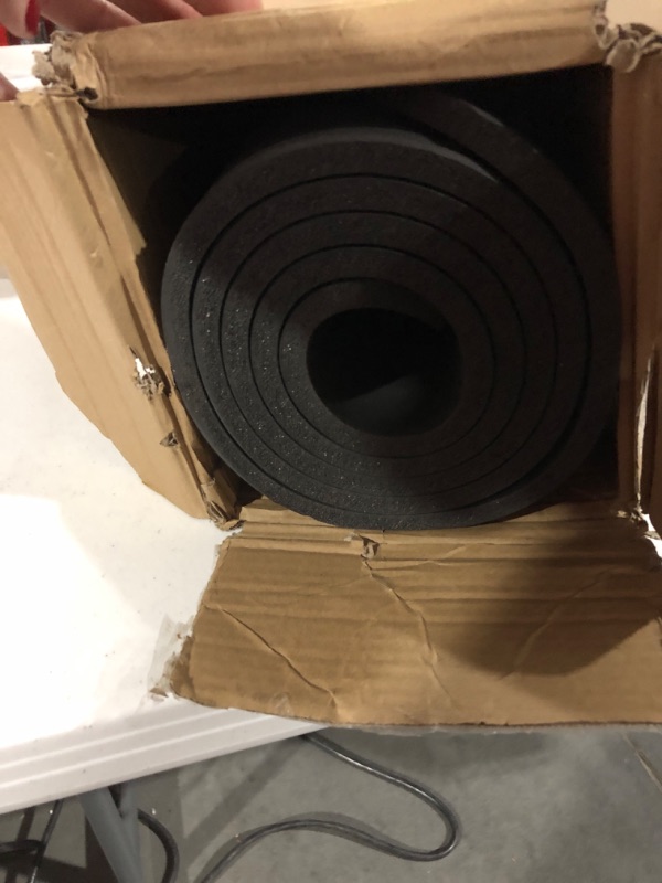 Photo 1 of Amazon Basics 1/2-Inch Extra Thick Exercise Yoga Mat Black Yoga Mat