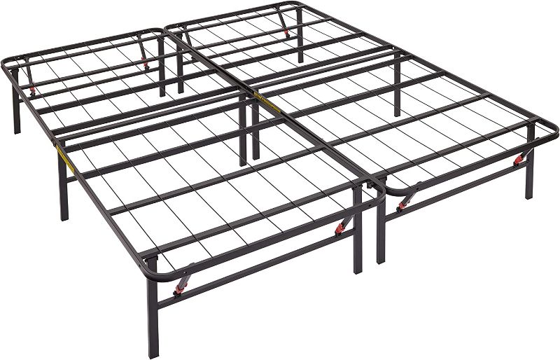 Photo 2 of Amazon Basics Foldable Metal Platform Bed Frame with Tool Free Setup