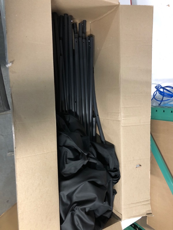 Photo 1 of **USED**MISSING PARTS** Canopy Tent , Black (Unknown Maker and length) 