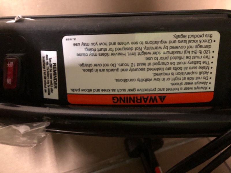 Photo 4 of *used* Razor E100 Electric Scooter