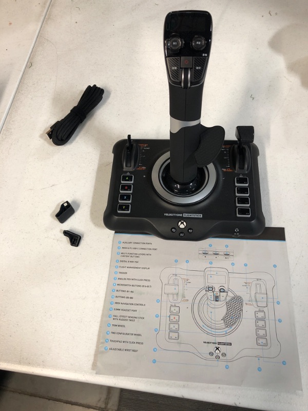 Photo 2 of **See Notes**Turtle Beach VelocityOne Flightstick Universal Simulation Controller Joystick 